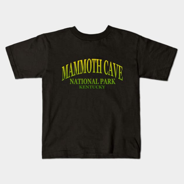 Mammoth Cave National Park, Kentucky Kids T-Shirt by Naves